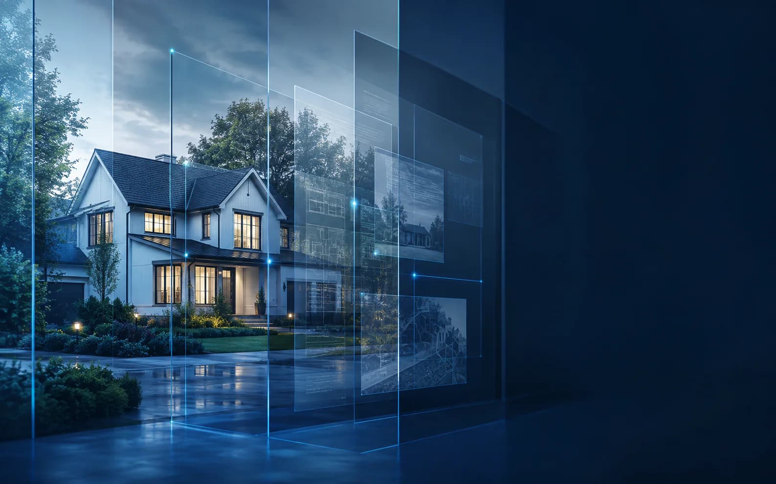 Residential property protected by layered evidence-review boundaries